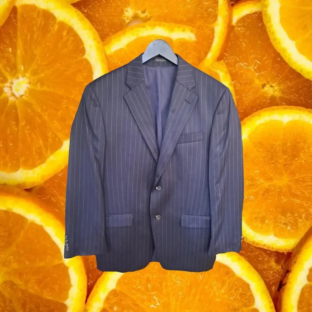 Lauren Ralph Lauren Blue Pinstripe‎ Blazer